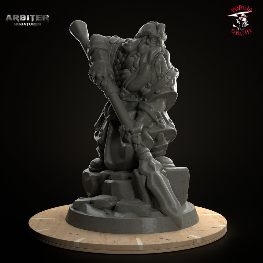 Male Warrior Dwarf (Spear)