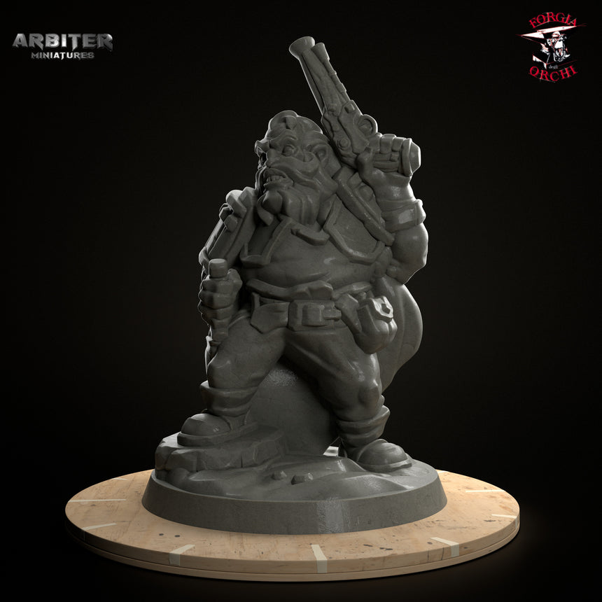 Male Artificer Dwarf (Gun and Sword)