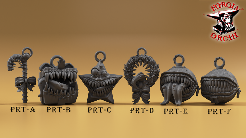 Mimic Christmas decorations set